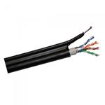   Кабель UTP 4х2х0.5 в/пара наружная с тросом 5е кат 305м LANMAX®